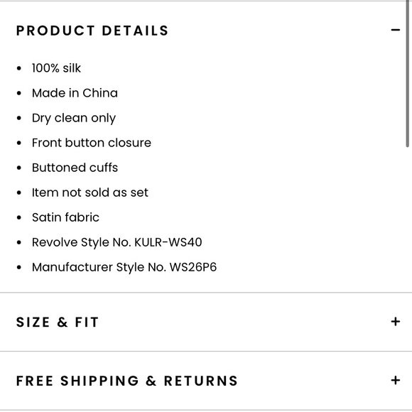 NWT KULE silk Ponza Shirt pea shoot M - Picture 5 of 5